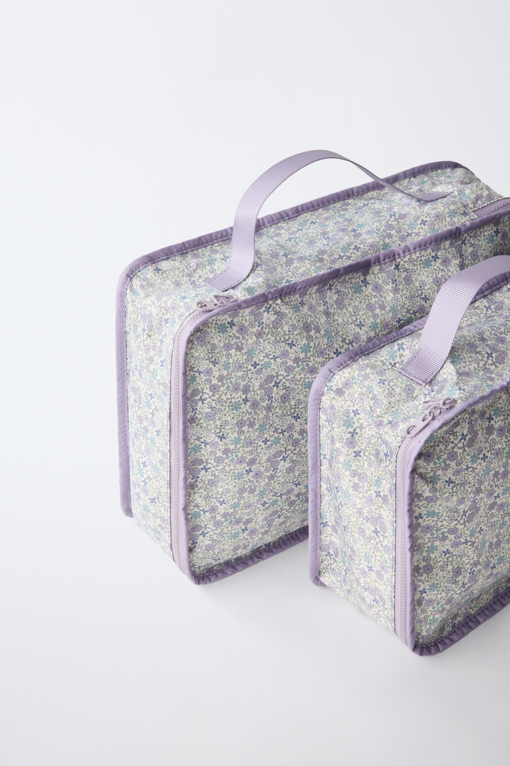 PACK CLASIFICADOR DE VIAJE FLORES / Violeta Malva - Zara фото 3