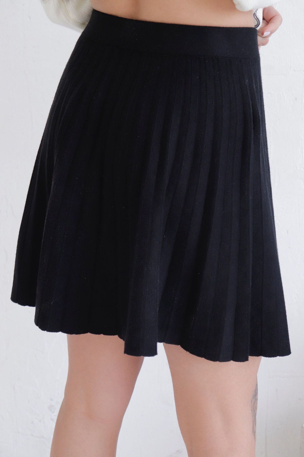 12068 Юбка чёрная вязаная - Martichelli фото 17