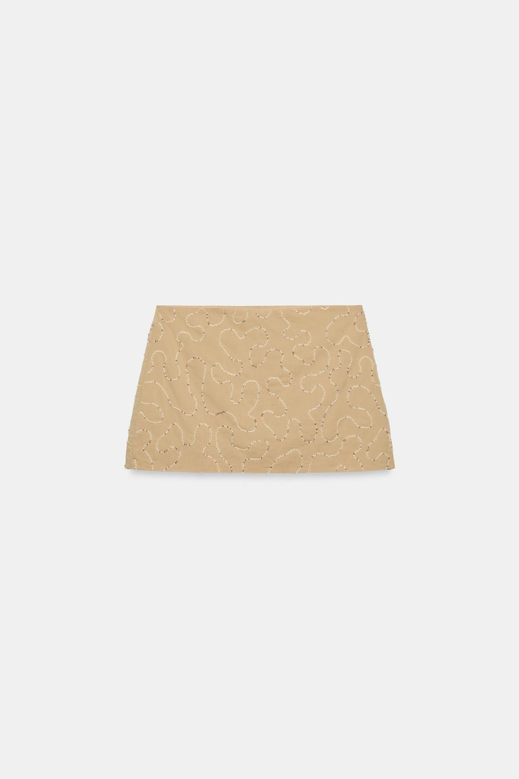 BEADED SKORT - Zara фото 6