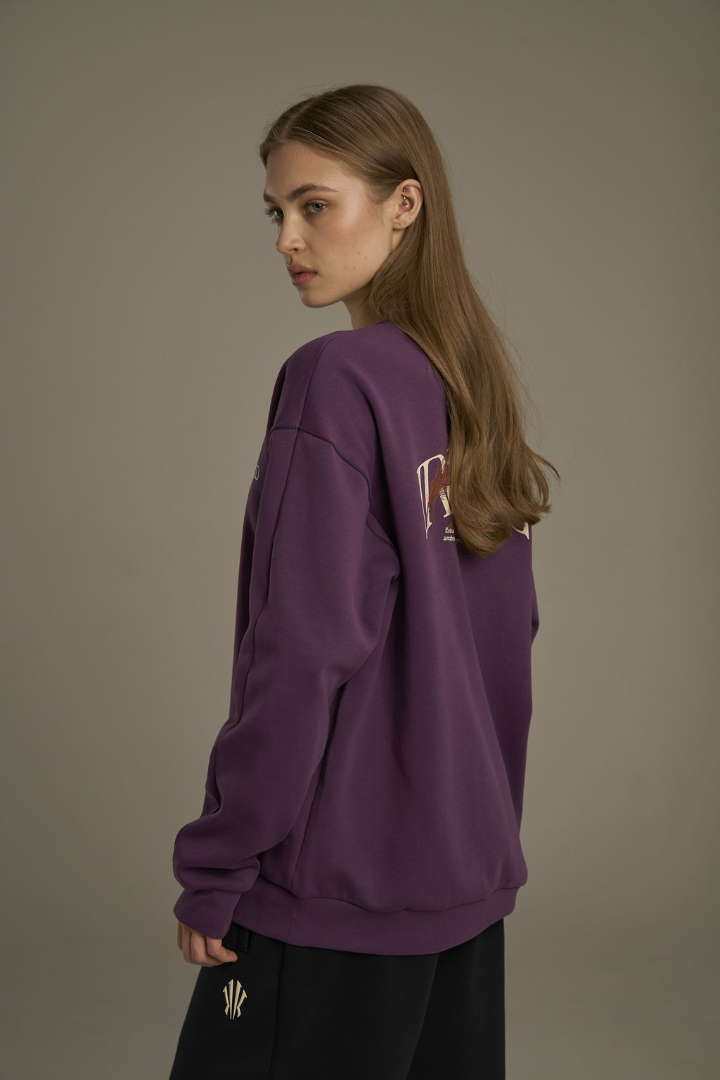 Свитшот утепленный Фиолетовый