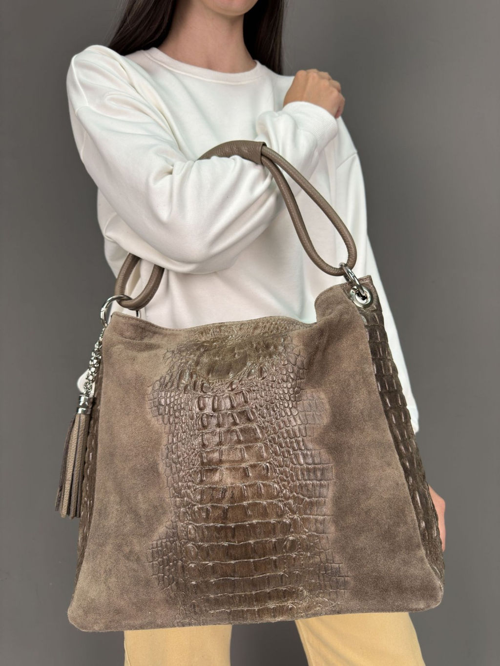 Сумка женская из телячьей кожи