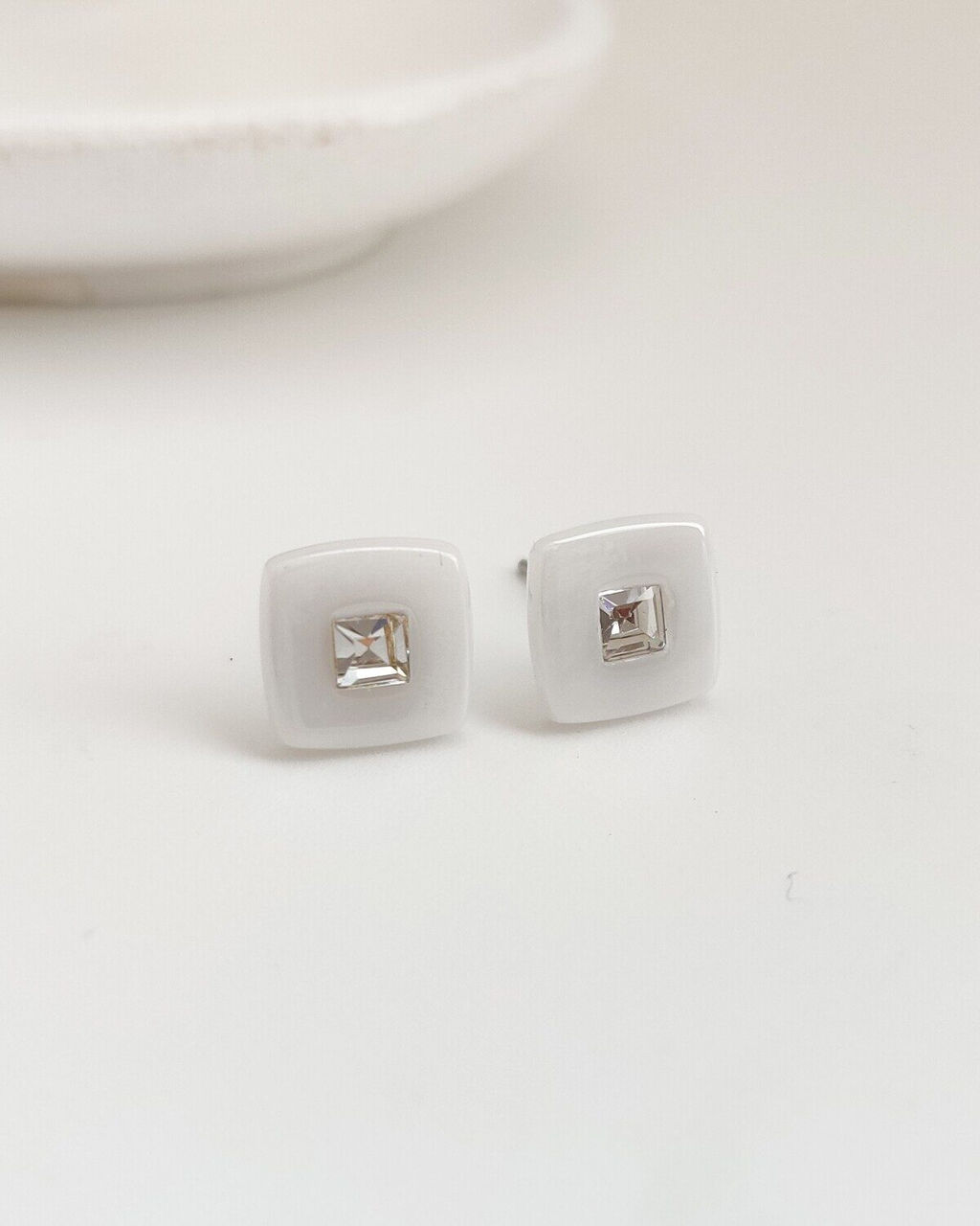 Серьги с керамикой