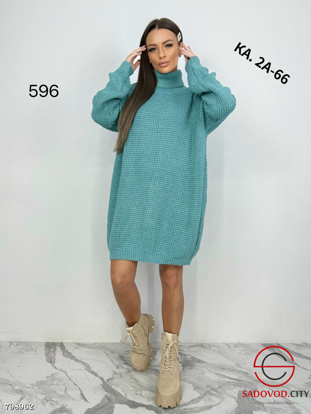 Туники женские длинные с горлом - Bruno фото 5