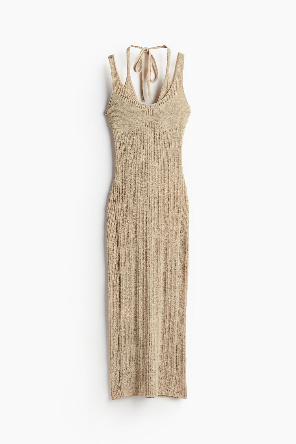 Vestido de doble capa con efecto punto escalera - H&m фото 5