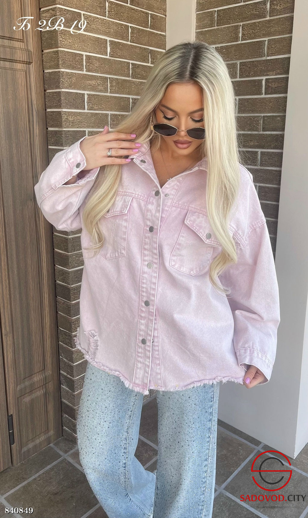 Рубашка женская джинсовая - Bruno фото 3