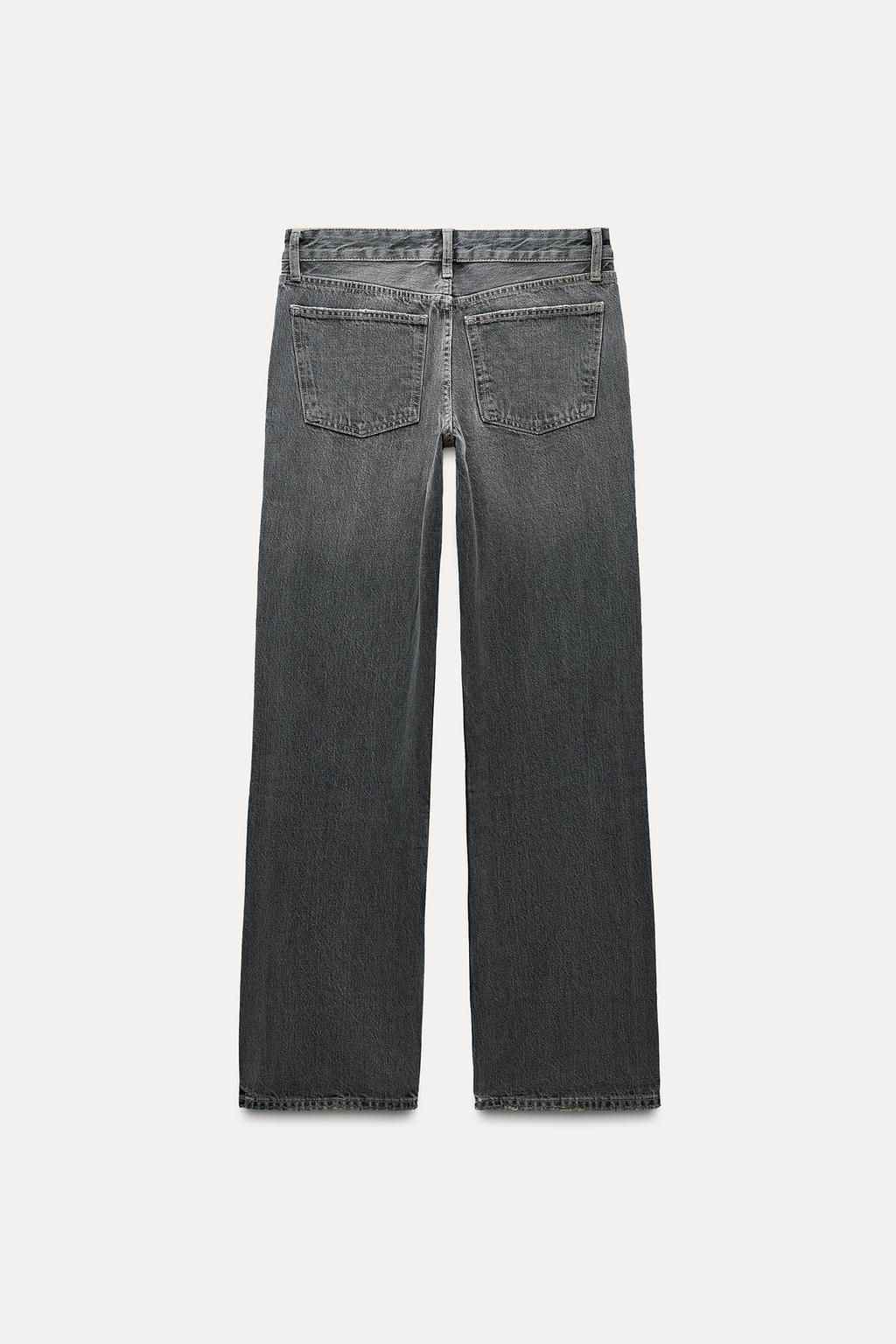 TRF WIDE-LEG LOW-RISE JEANS - Zara фото 5