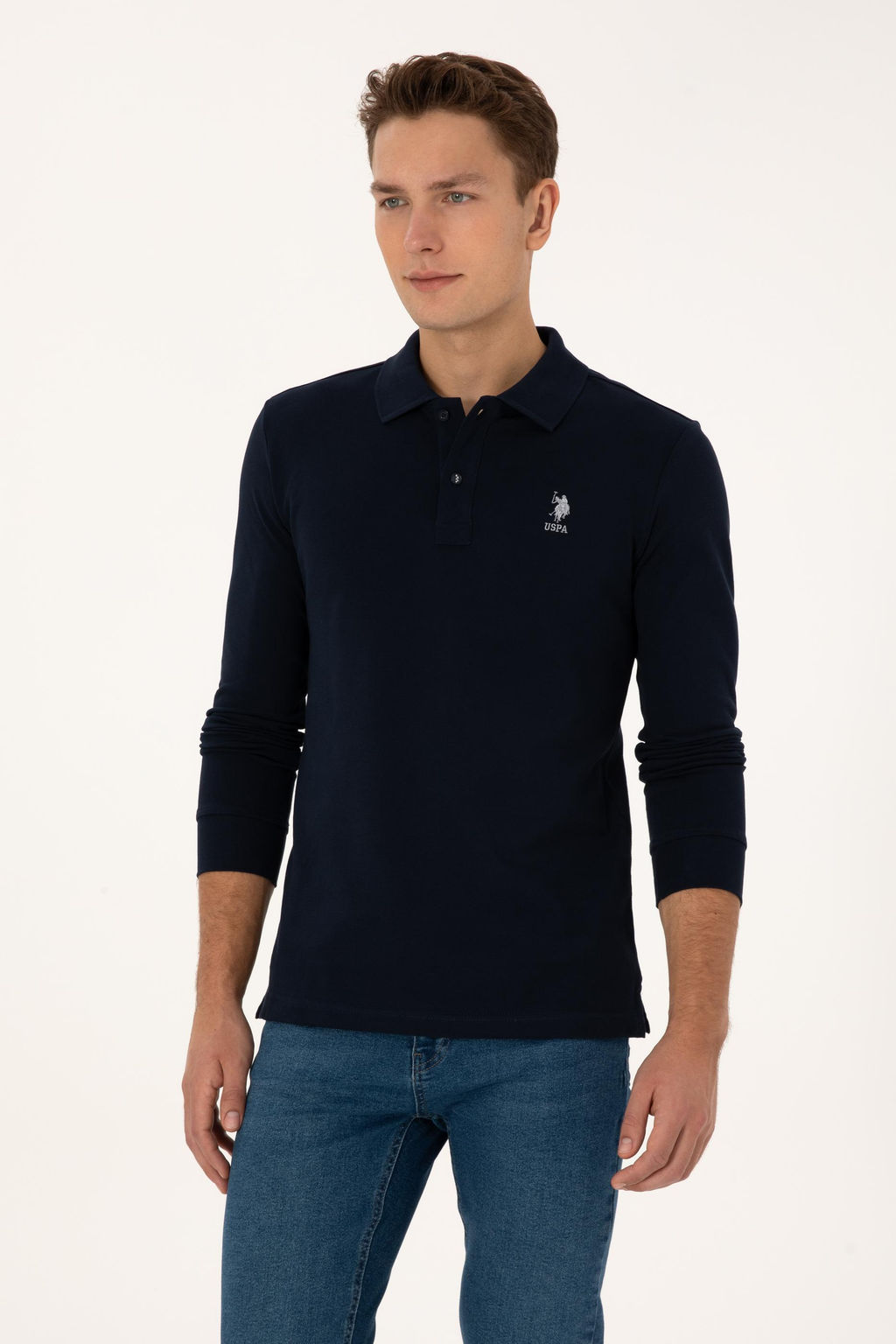 Erkek Lacivert Basic Sweatshirt - U.s. polo assn фото 3