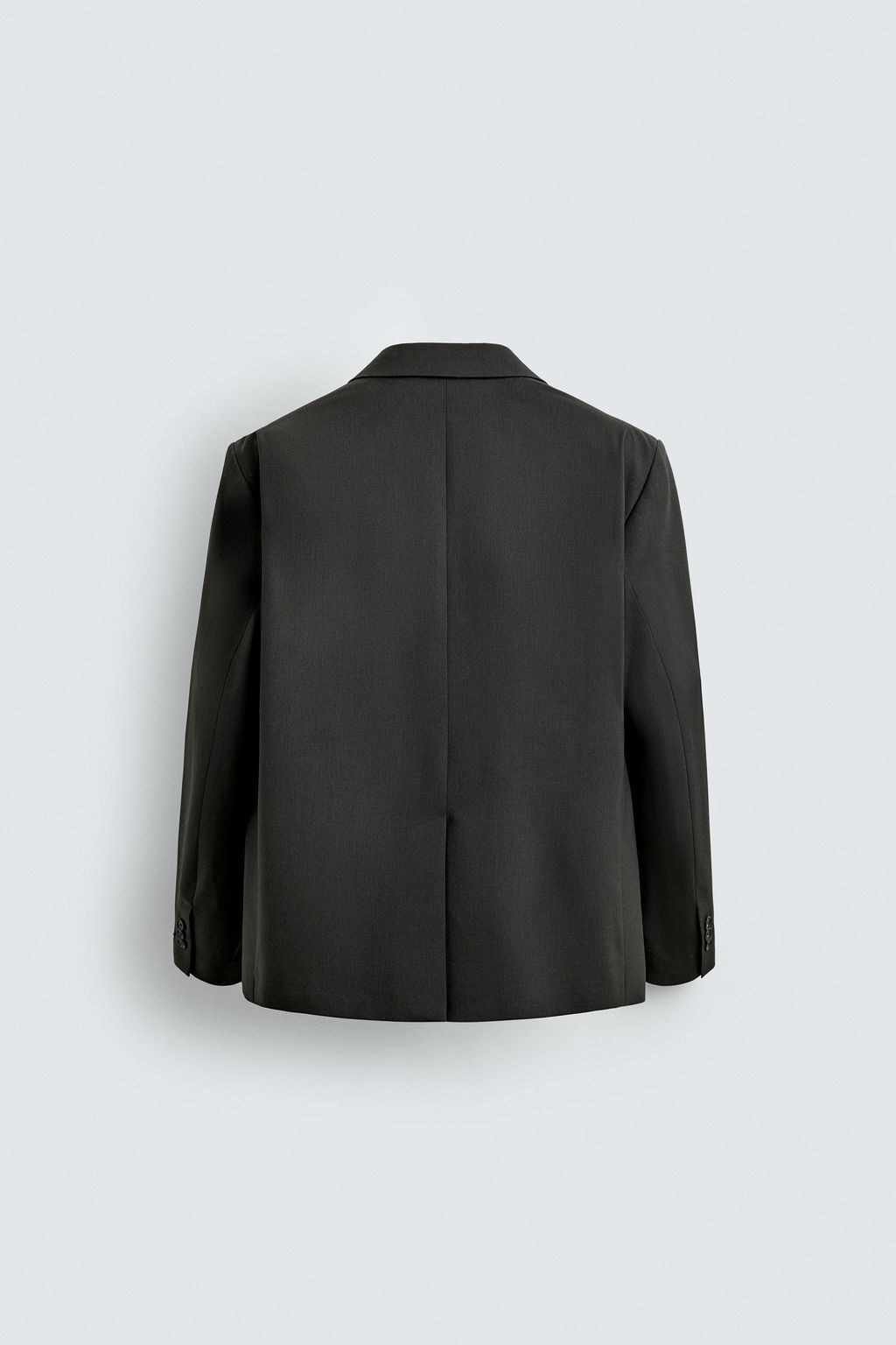 DOUBLE-BREASTED WOOL BLEND SUIT BLAZER - Zara фото 8