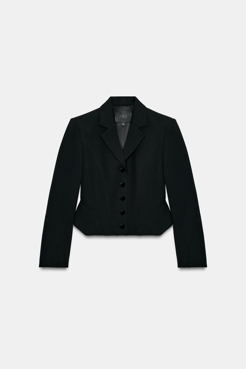 ZW COLLECTION SHORT BLAZER WITH TOPSTITCHING - Zara фото 20