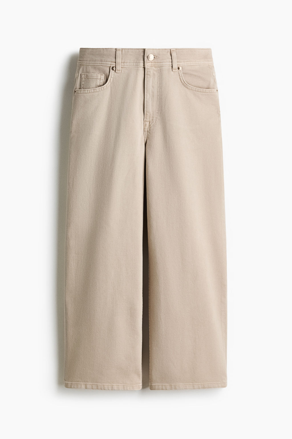 Wide High Waist Ankle Jeans - H&m фото 3
