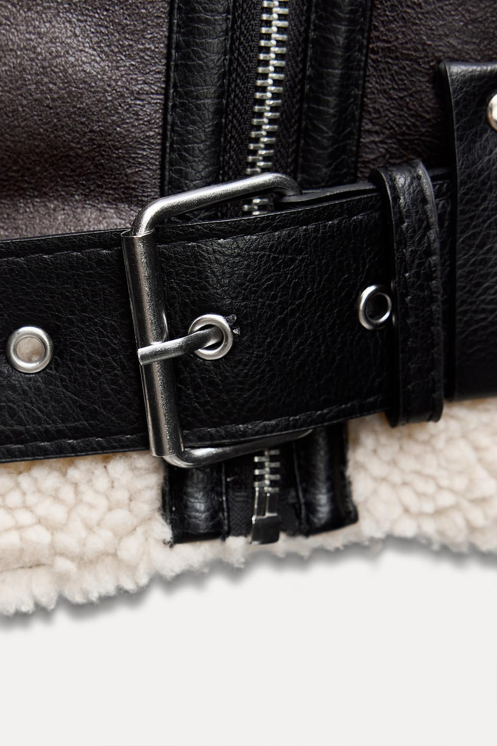 DOUBLE-FACED LONG JACKET - Zara фото 6