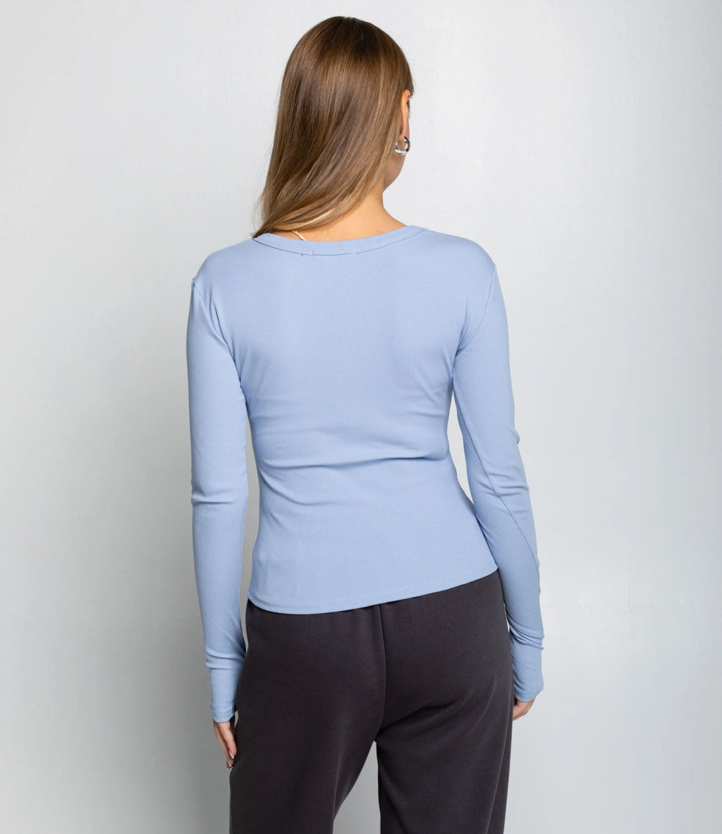 Лонгслив #КТ6889 (1), индиго - Dommod фото 3