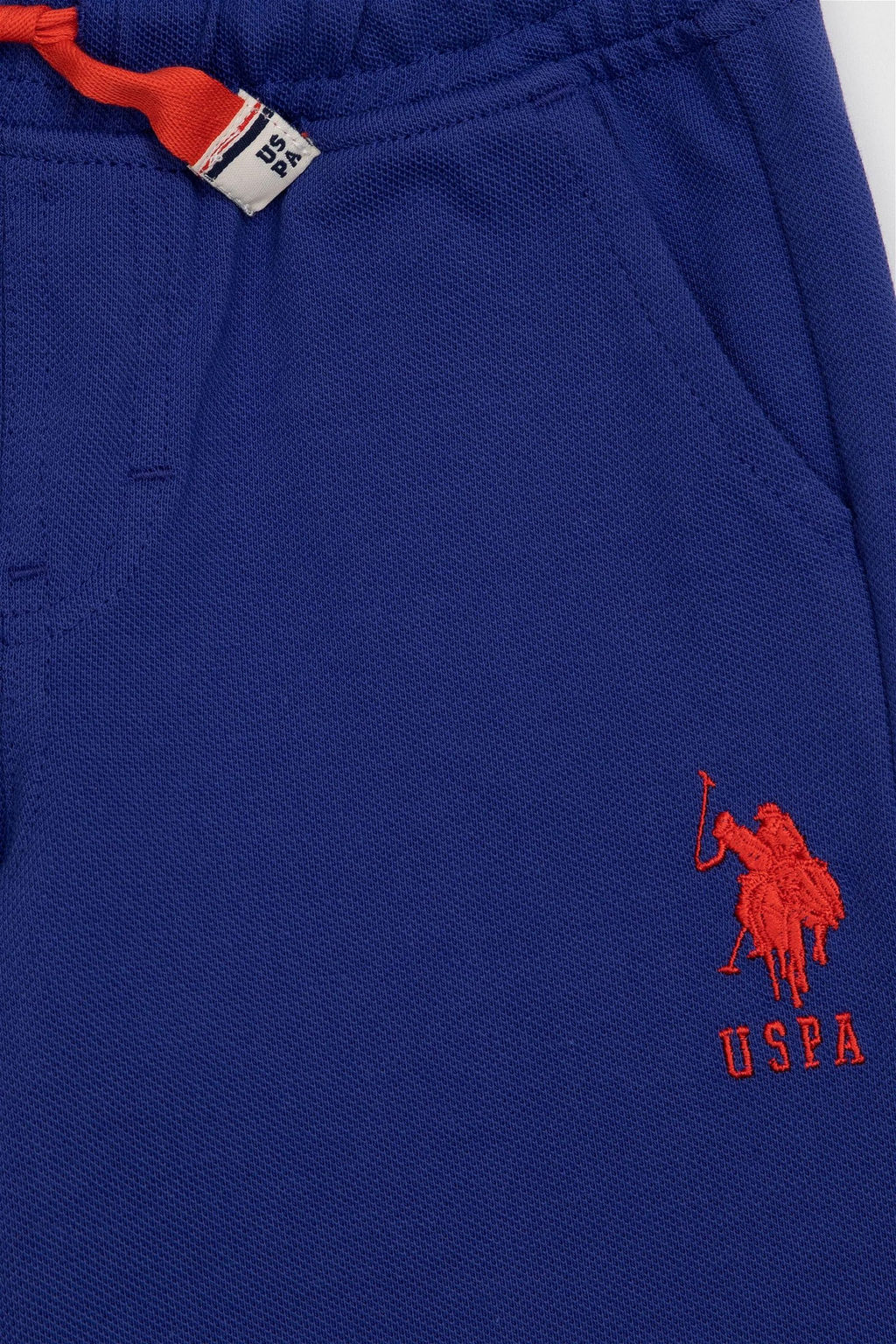 Детские синие вязаные шорты - U.s. polo assn фото 3