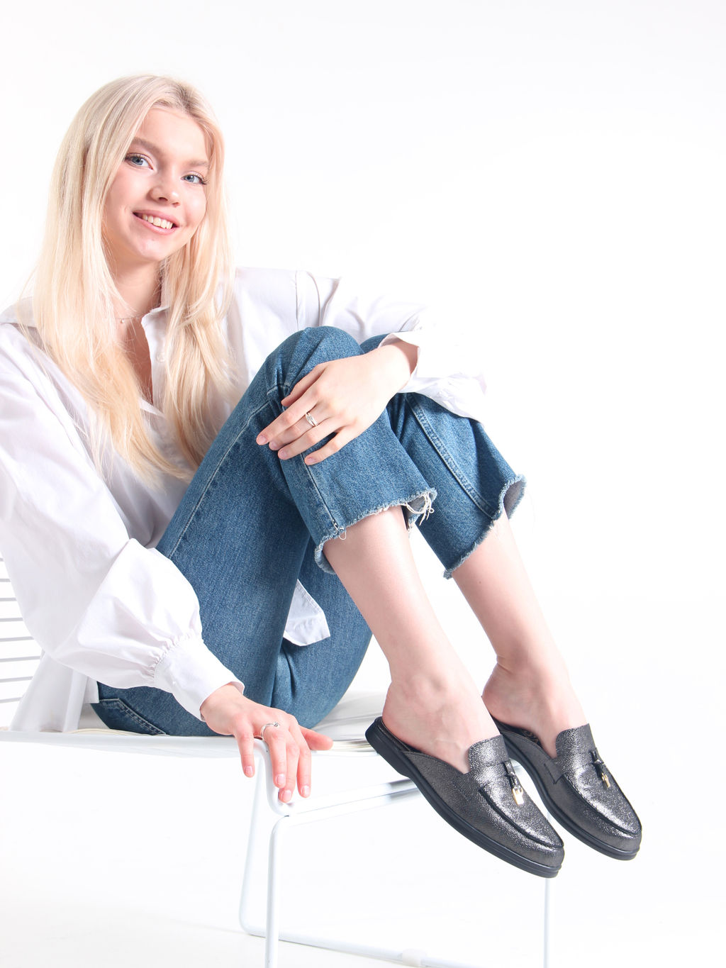 Мюли 1070.2614bl. черный астана