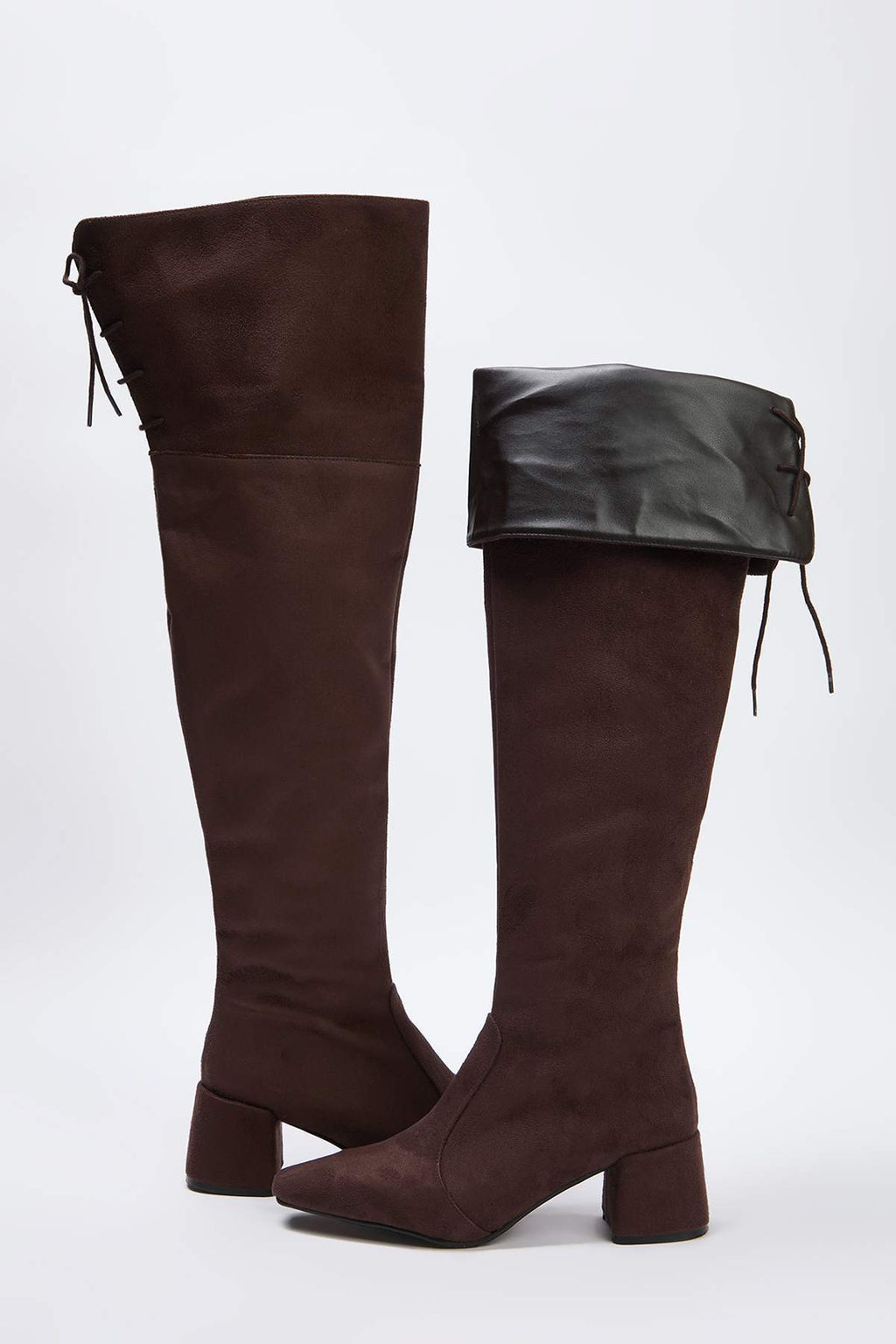 Kahverengi Suet Kad?n 6 cm Topuklu Premium Cizme TAKAW26CZ00041 - Trendyolmilla фото 6