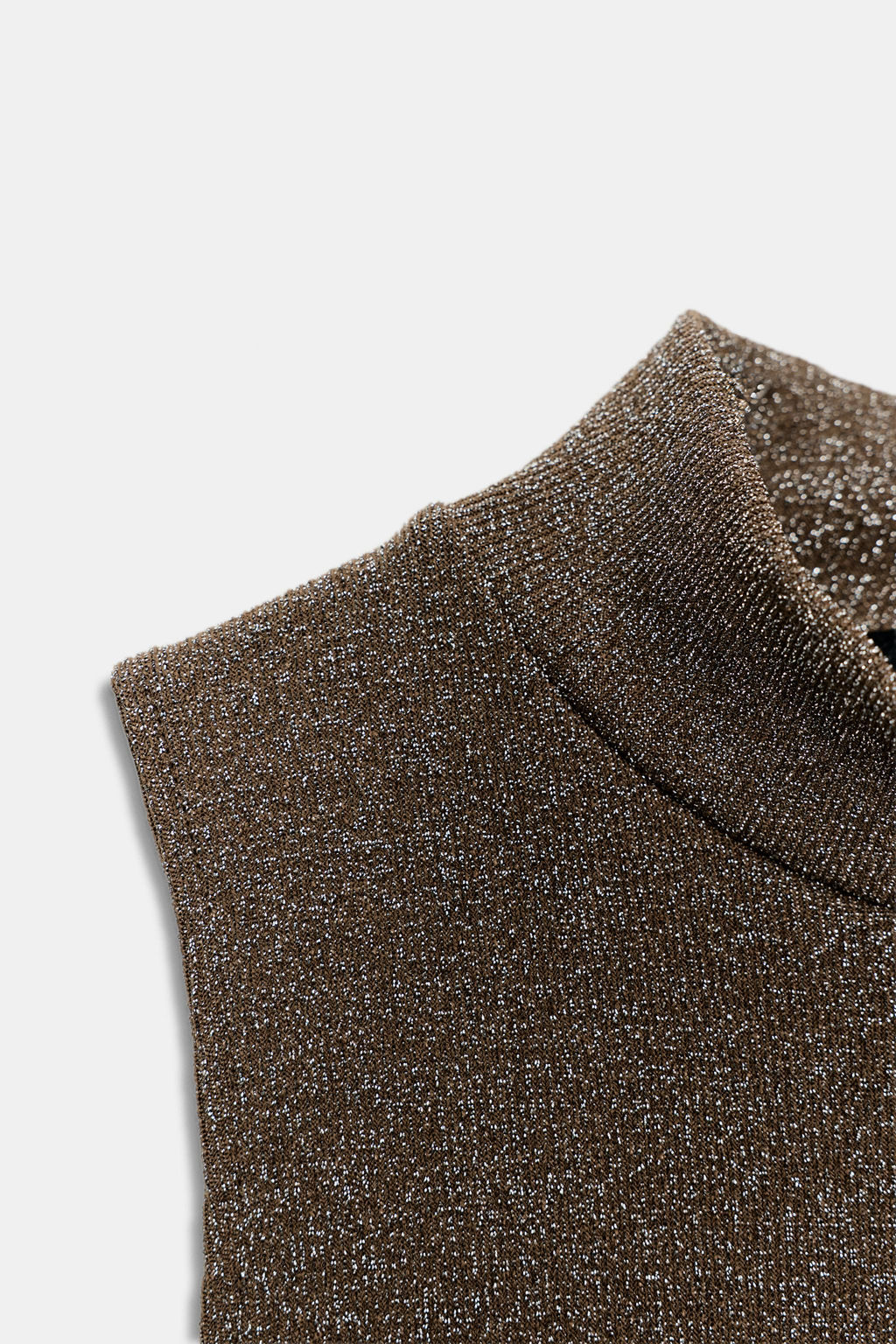 METALLIC THREAD SLEEVELESS DRESS - Zara фото 12