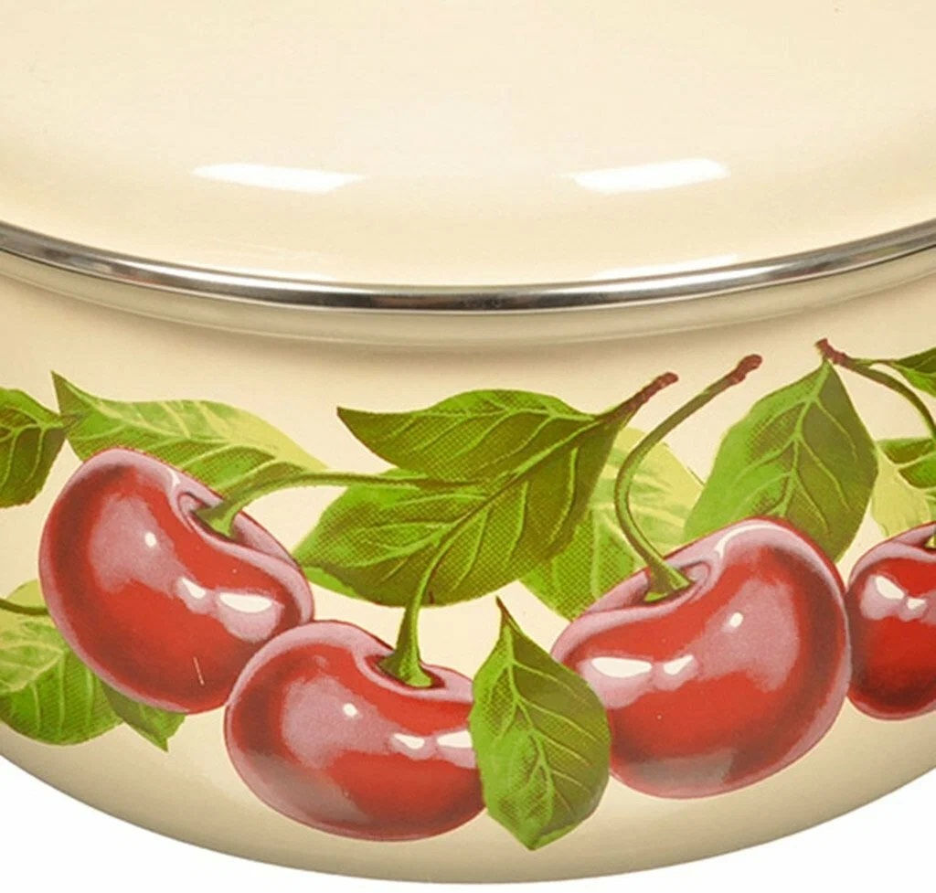ЭМ_Кастрюля 3,0 л сферич (декор) арт 61904-122/6 КМК