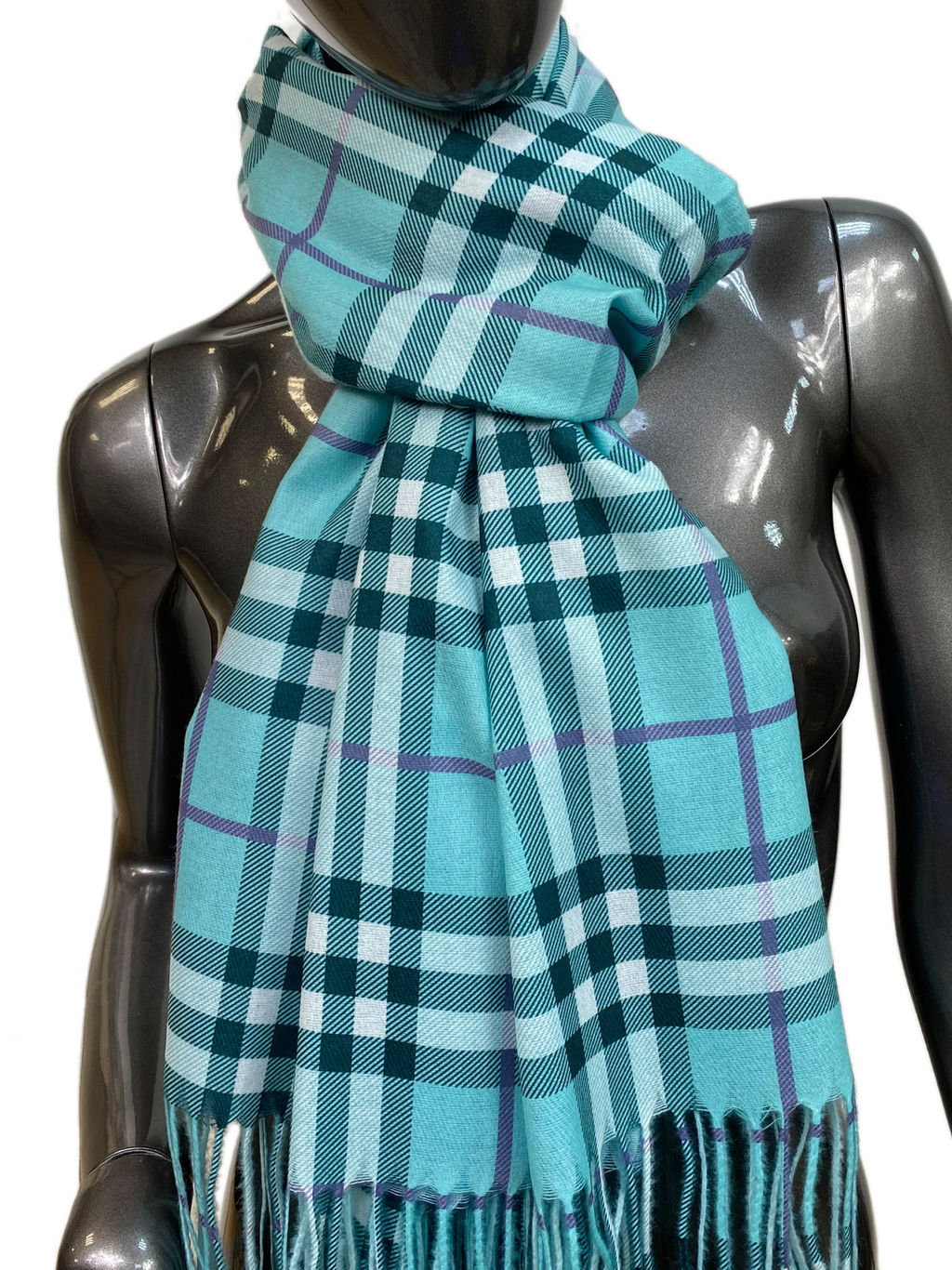 Мягкий палантин из кашемира, мультицвет - Greta фото 18