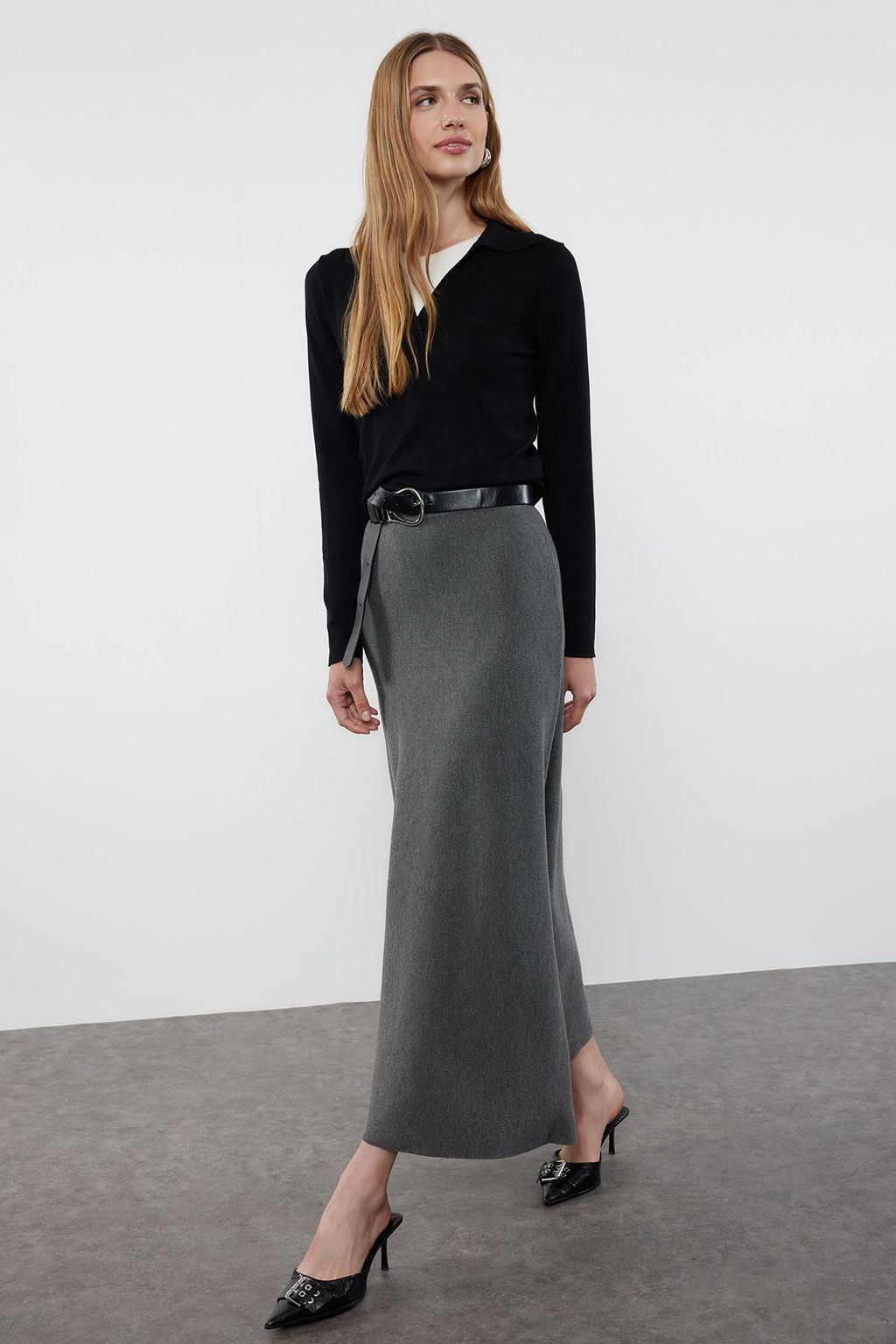 TRENDYOLMILLA Tas Premium Iplik/Ozel Iplik Etek TWOAW25ET00005  фото 2