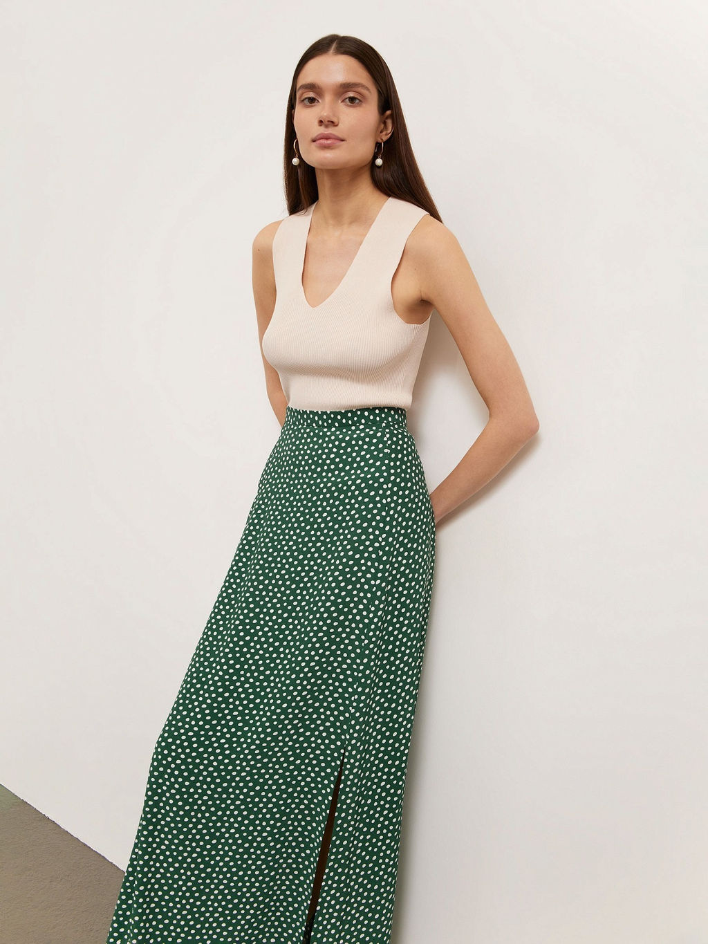 Юбка с разрезом S769/gotta - Emka фото 3