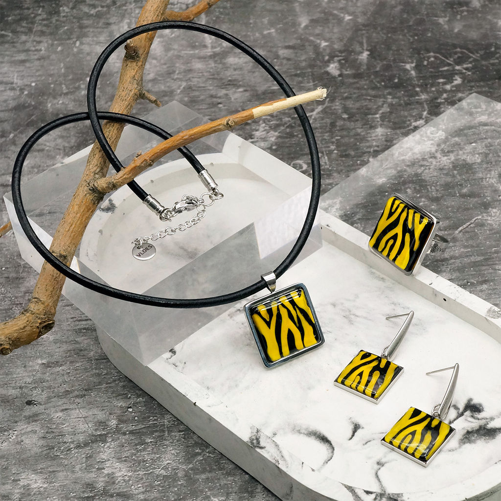 Серьги из муранского стекла SAFARI LS3449