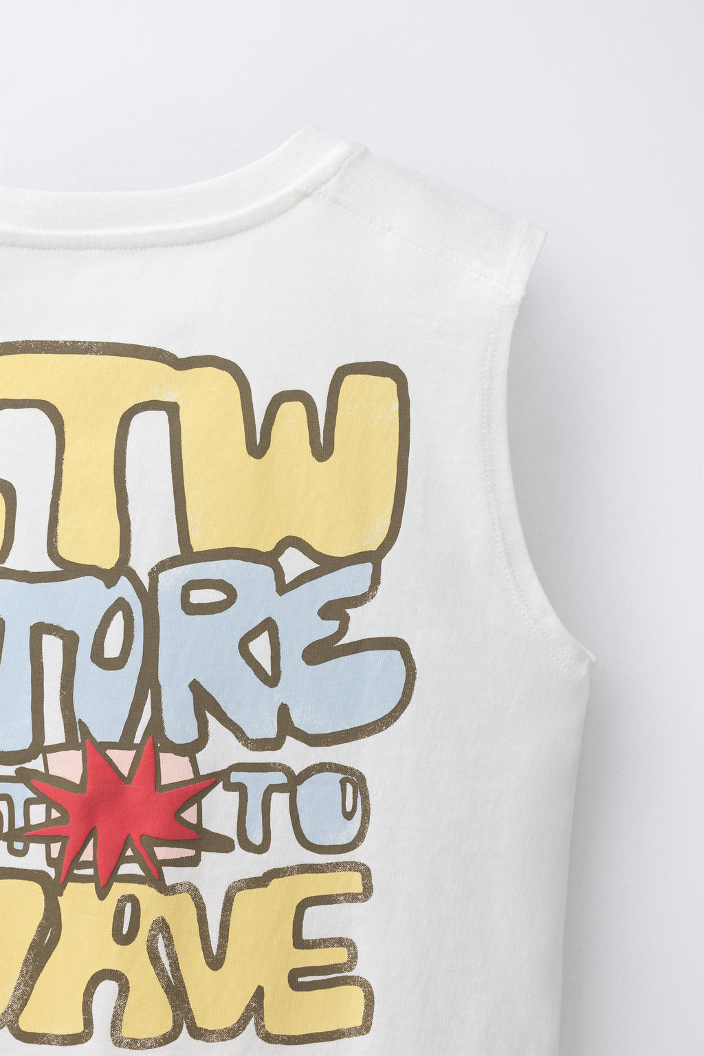 CAMISETA ESTAMPADO / Blanco - Zara фото 4