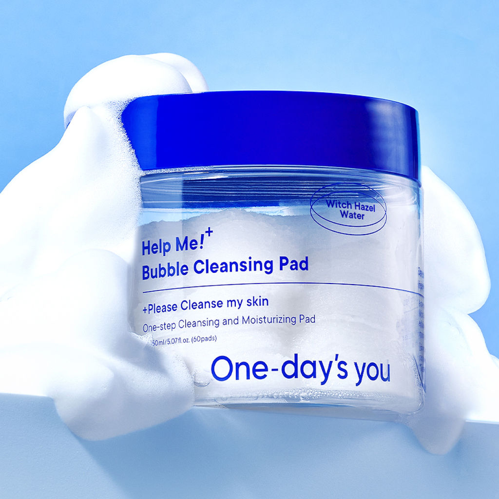 One-days you Очищающие пузырьковые пэды для лица / Help Me Bubble Cleansing Pad, 60 шт.