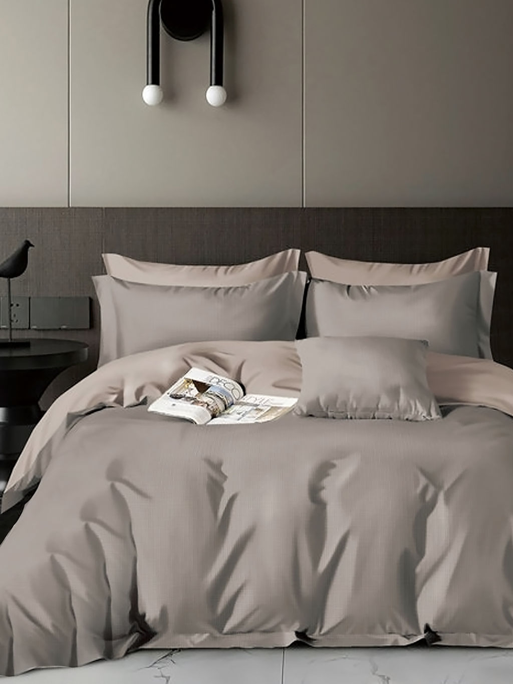 Постельное белье сатин элит на молнии - Джеральдин Семейный (нав.70х70)