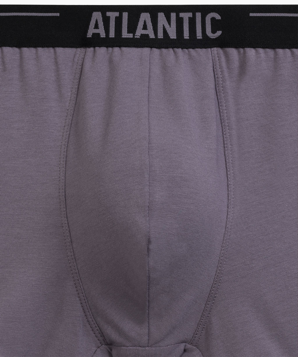 ATLANTIC 5SMH-004 Трусы шорты Solid - набор (5 шт.) коричневый + графитовый + черный + фиолетово-серый + каберне фото 7