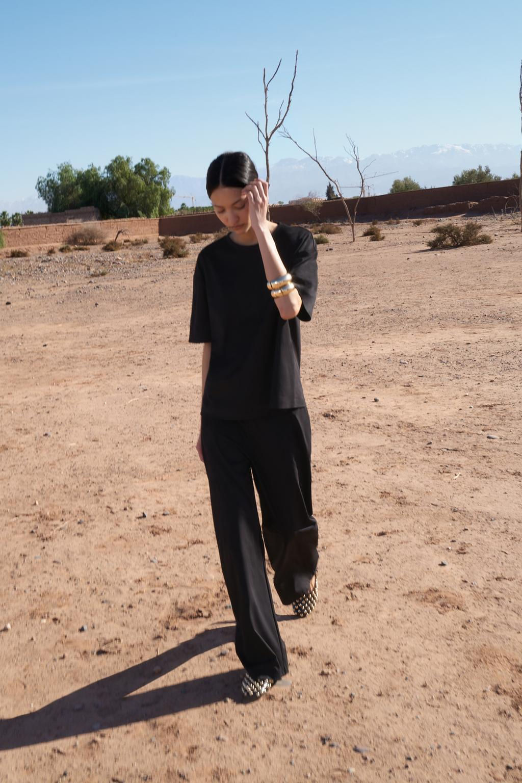 FAUX SUEDE TROUSERS - Zara фото 6