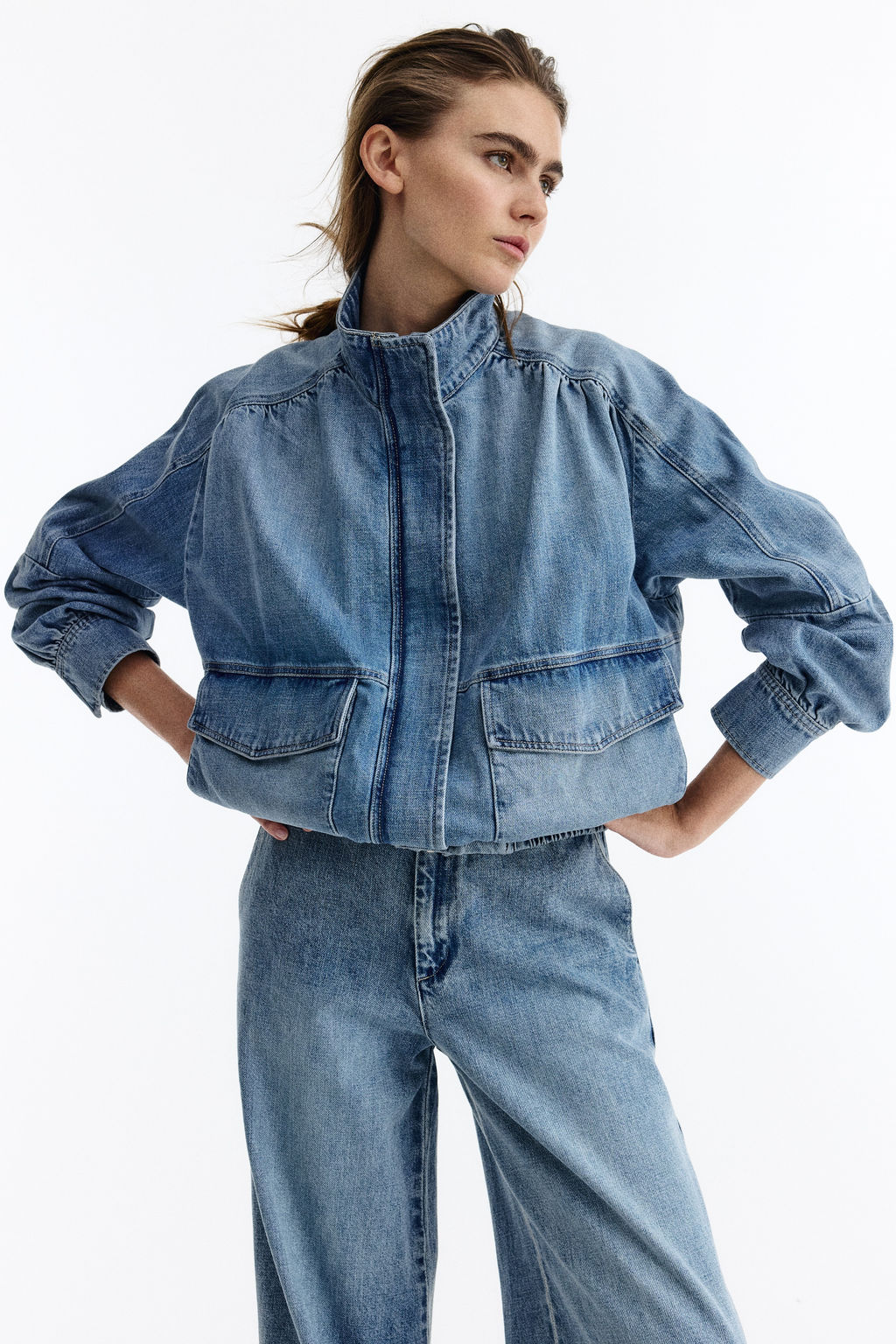 Chaqueta denim oversize - H&m фото 6