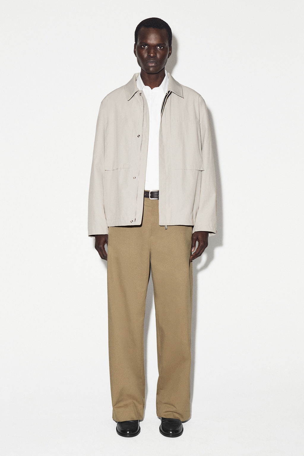 PANTAL?N CHINO WIDE LEG DE ALGOD?N - H&m фото 10