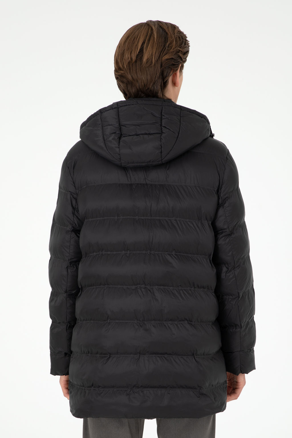 Мужское черное пальто Неожиданная скидка в корзине - U.s. polo assn фото 12