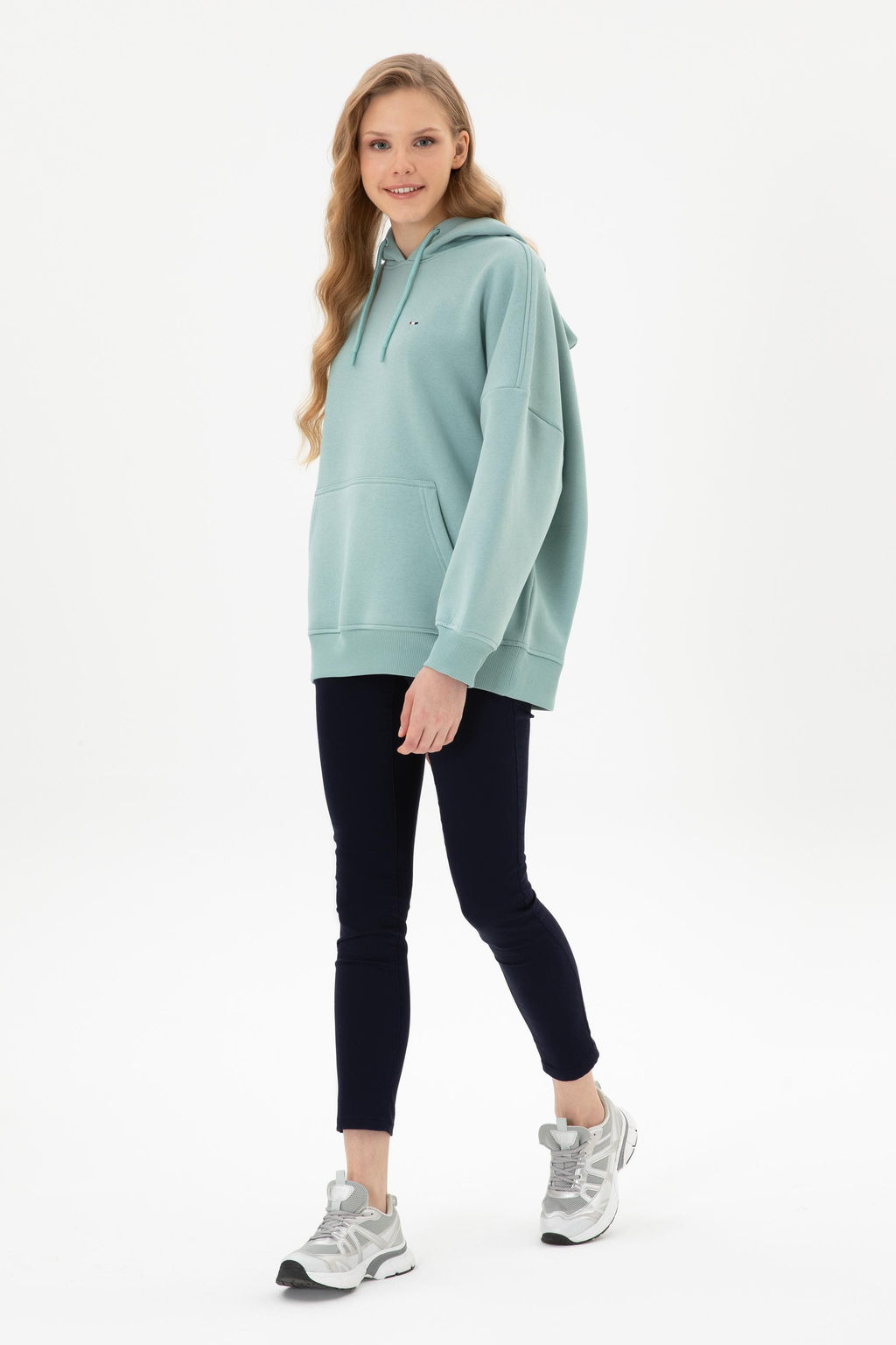 Kad_n Mint _ardonlu Kap__onlu Sweatsh_rt - U.s. polo assn фото 4