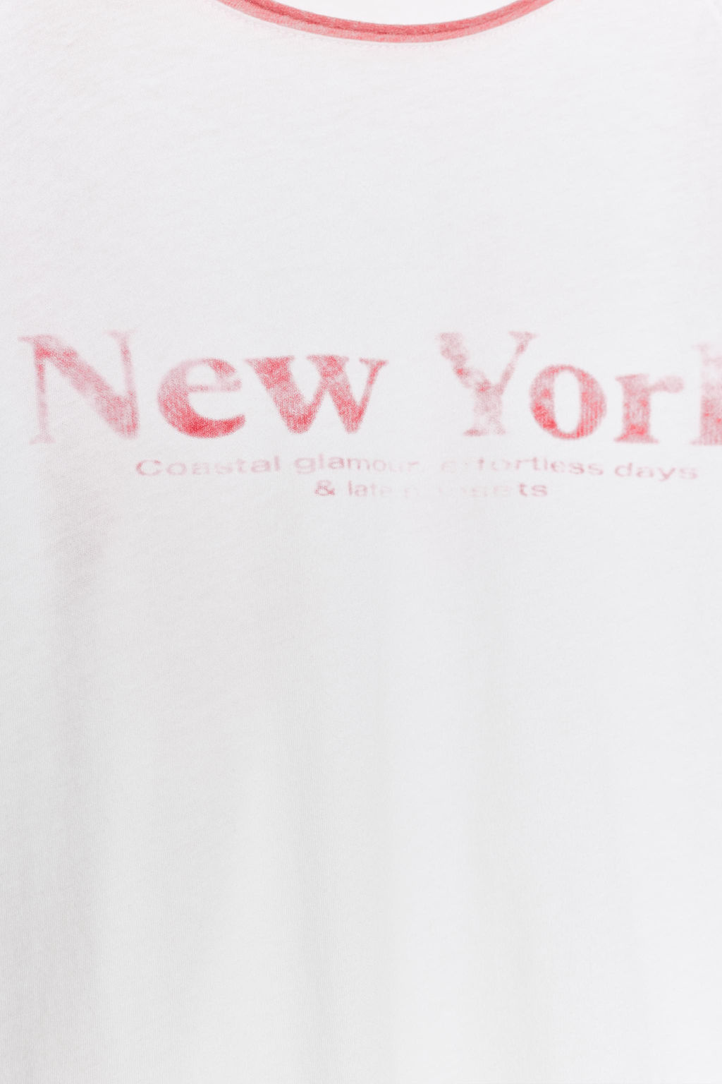 CAMISETA FLAM? MANGA RANGL?N / Blanco - Zara фото 7