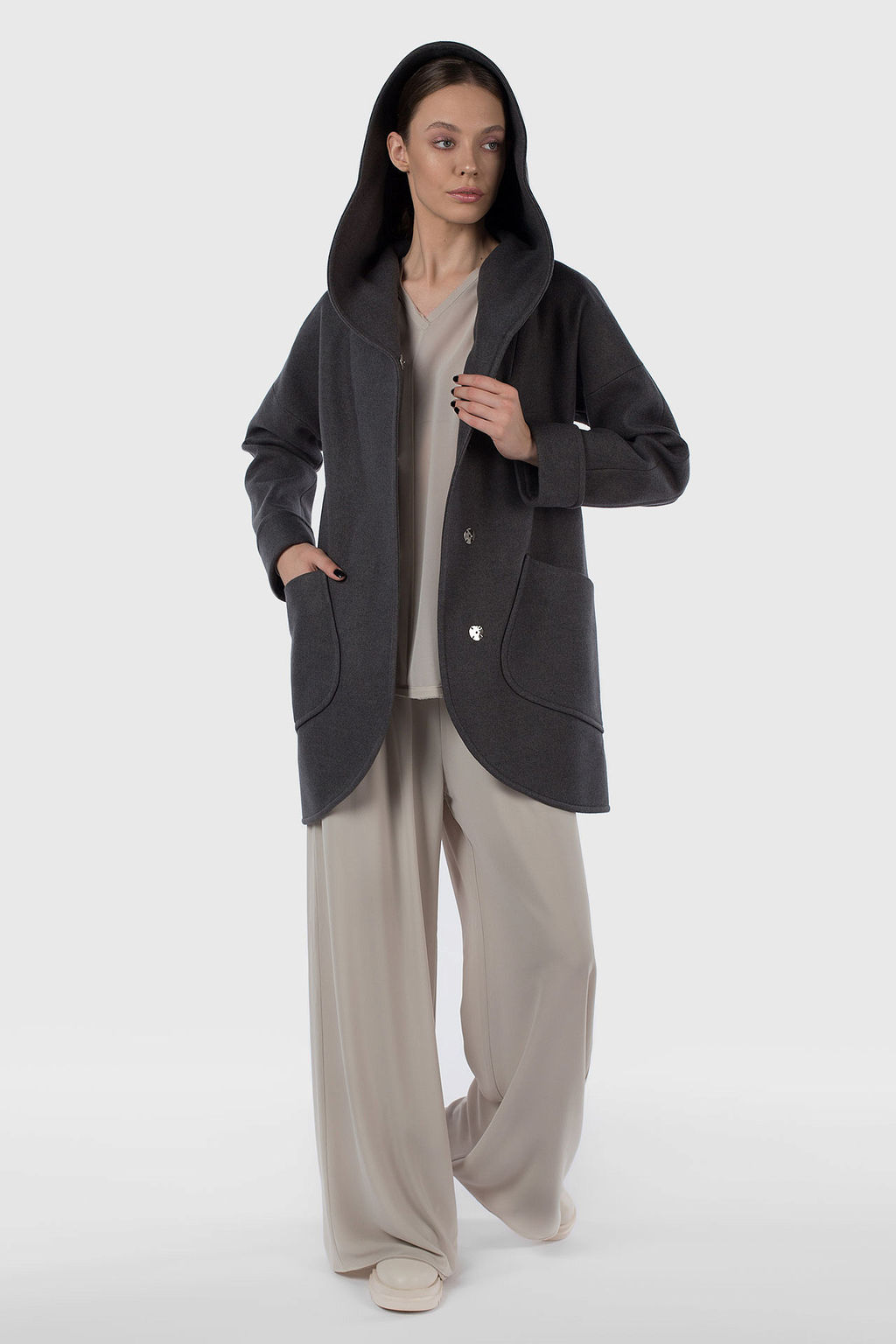 Пальто женское демисезонное - El podio фото 2