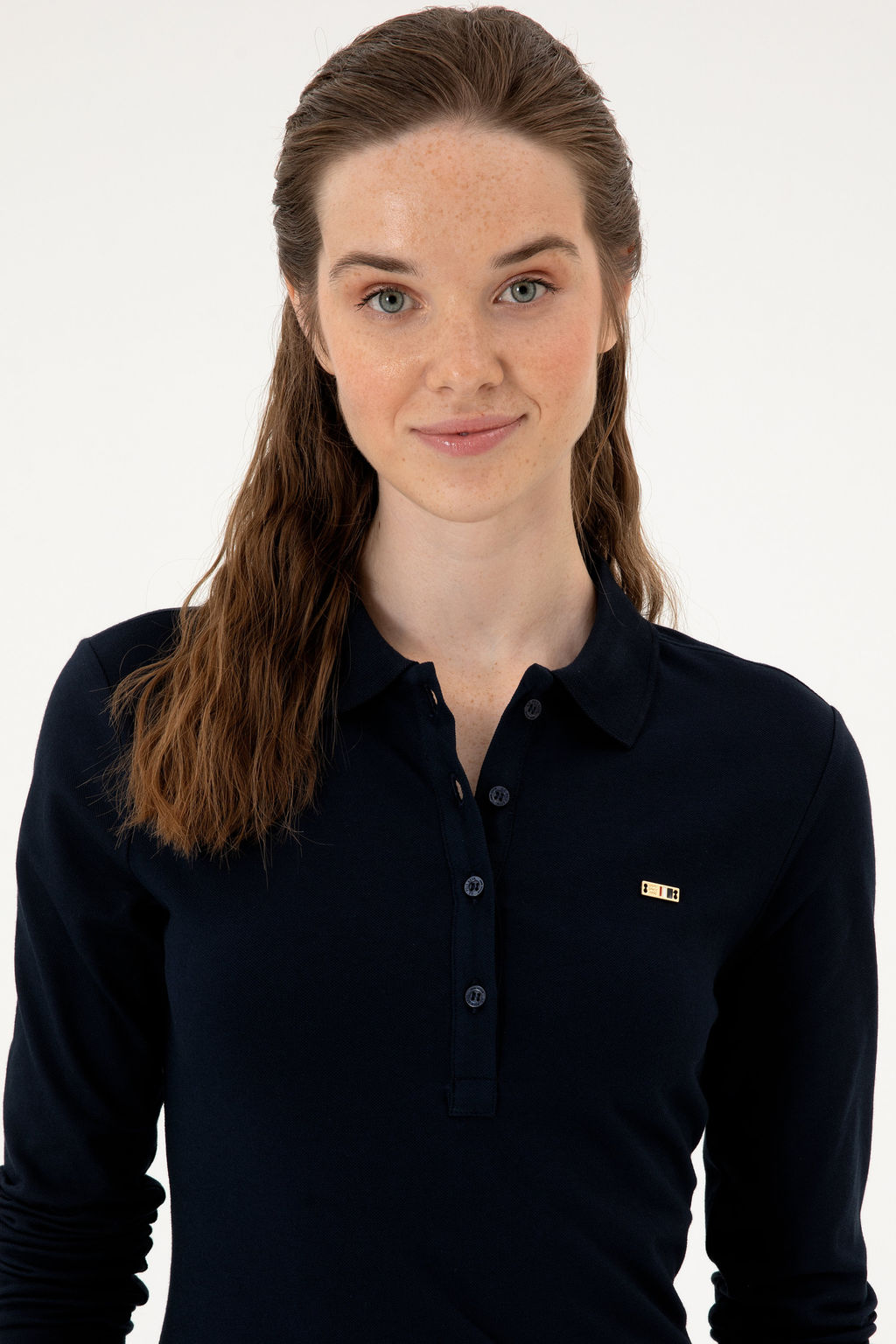 Kad_n Lacivert Basic Sweatshirt Sepette S_rpriz _ndirim - U.s. polo assn фото 9
