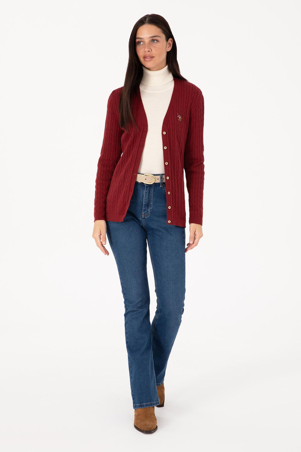 Kad_n Bordo Basic Triko H_rka - U.s. polo assn фото 4