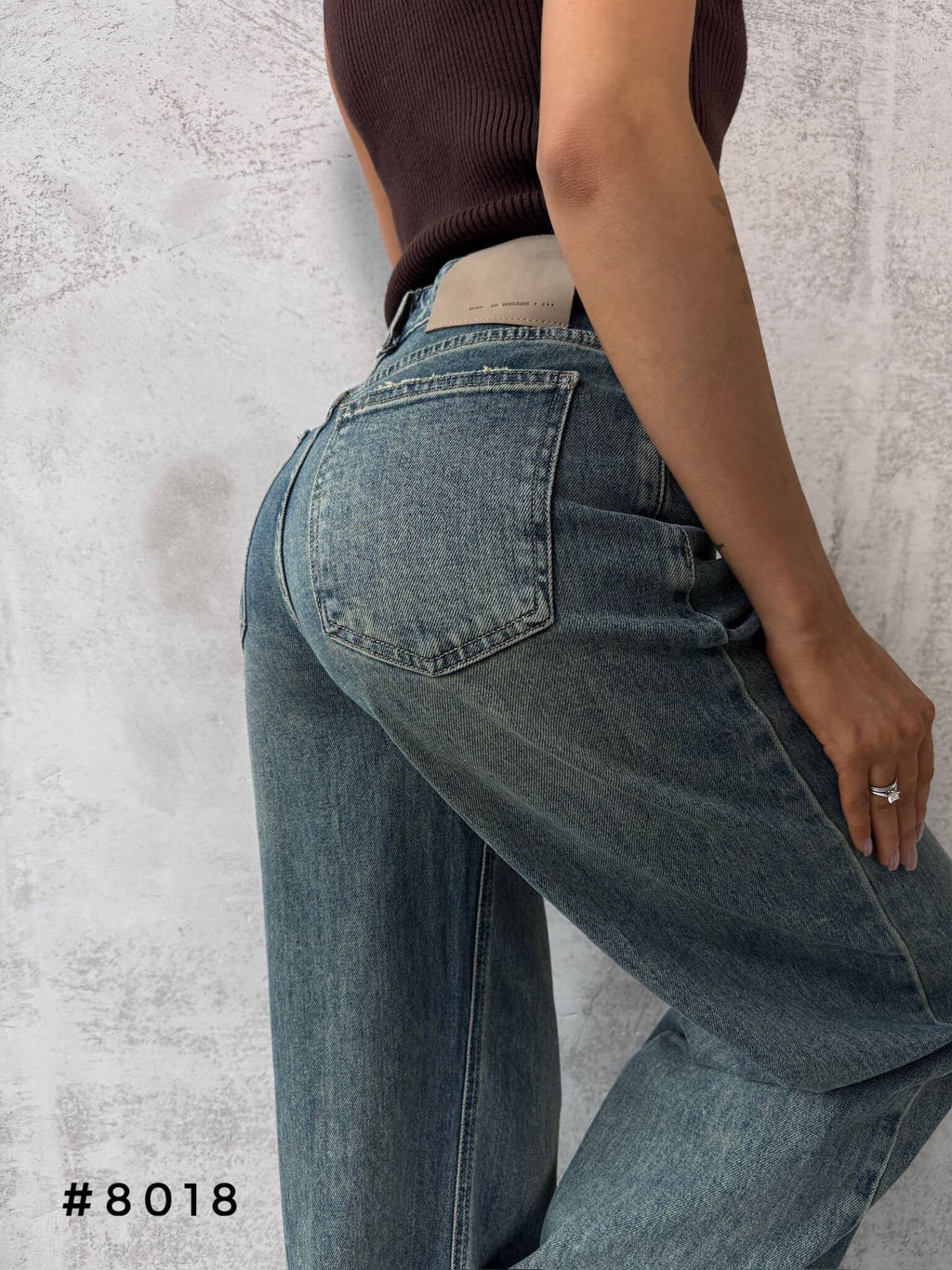 Джинсы женские трубы - A.B.S.O фото 3