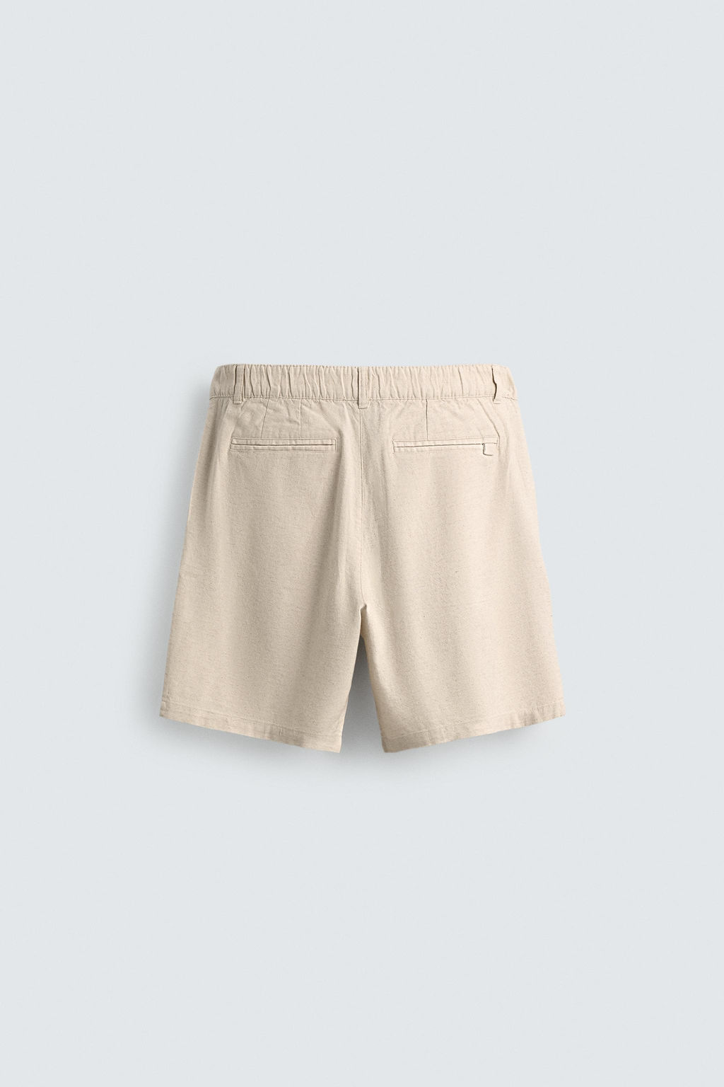 BERMUDA REGULAR FIT ESTRUCTURA / Beige claro - Zara фото 8