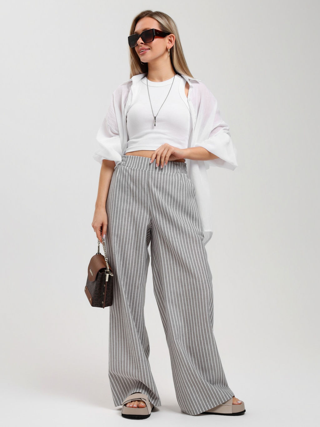 VIOTEX Брюки Летний день-2 (80% хлопок, 20% лён) - Виотекс фото 26