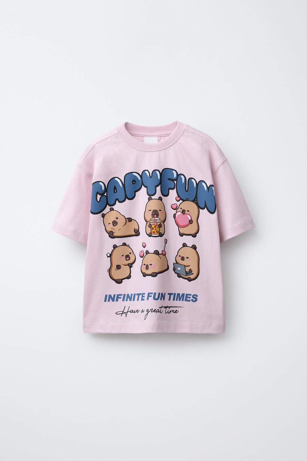 CAPYBARA CAPYFUN PRINT T-SHIRT