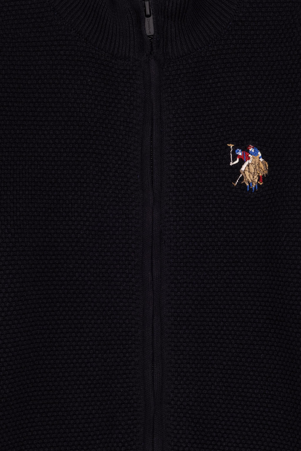 Черный трикотажный кардиган для мальчика Неожиданная скидка в корзине - U.s. polo assn фото 3