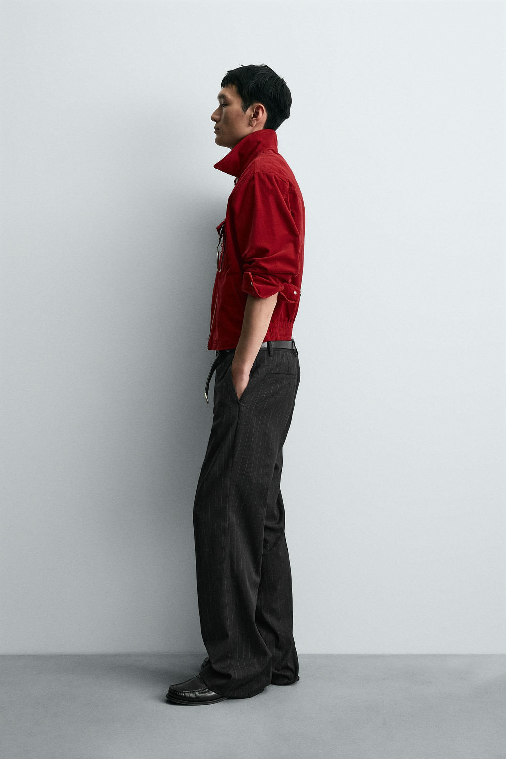 BOXY FIT CORDUROY OVERSHIRT - Zara фото 4
