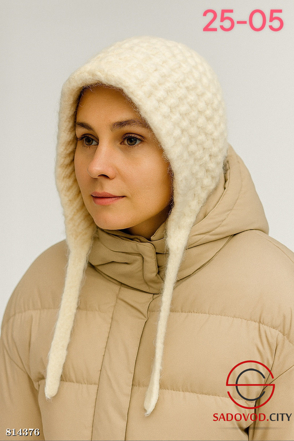 Шапка женская двойная (сезон осень-зима) - Bruno фото 4