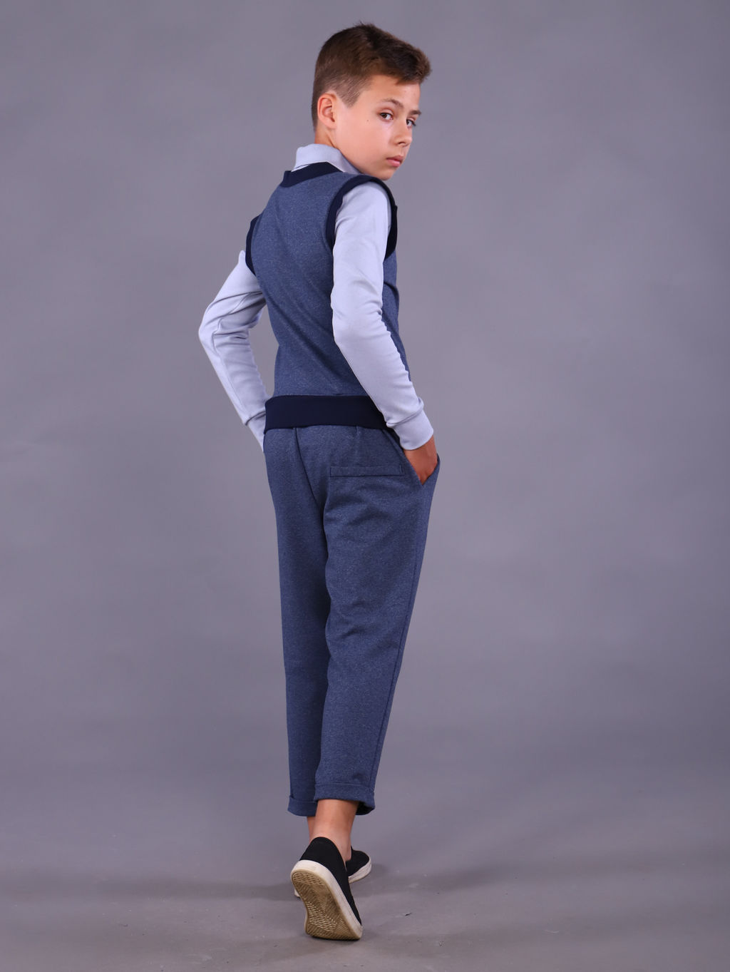 Жилет-обманка рубашка Стив-1 Ладошки  фото 24