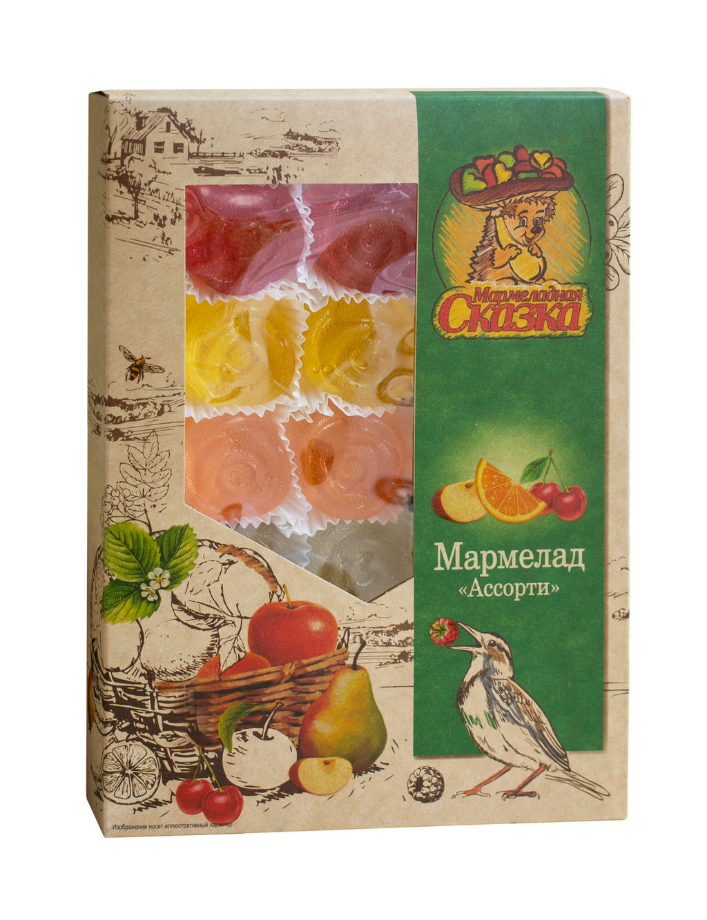 Мармелад желейный формовой "Ассорти" 500гр