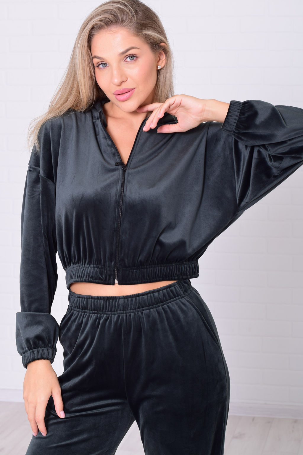 Костюм женский 5-355 из велюра - Новое кимоно фото 16