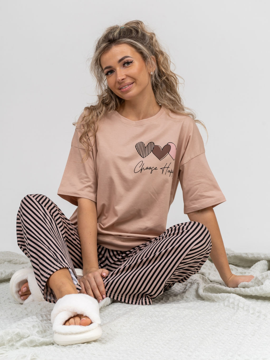 961 Пижама "Бежевый"