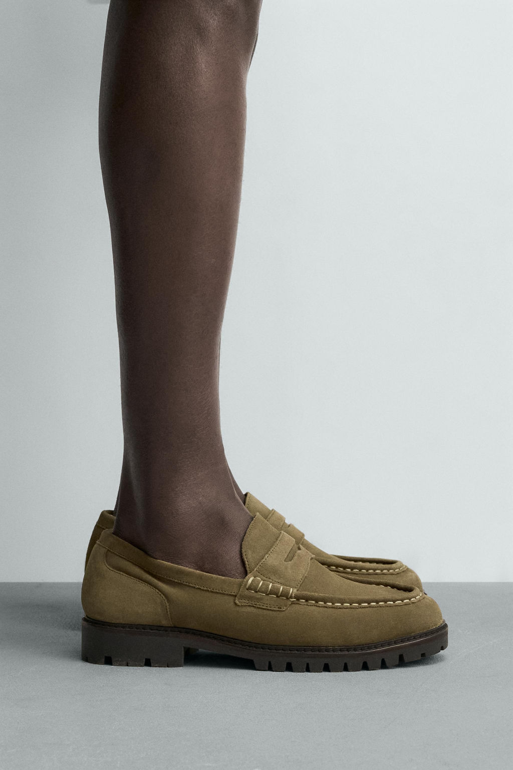MOCAS?N PIEL TRACK ANTIFAZ / Beige - Zara фото 2